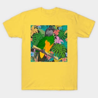 Senegal Parrot Tropical Design T-Shirt